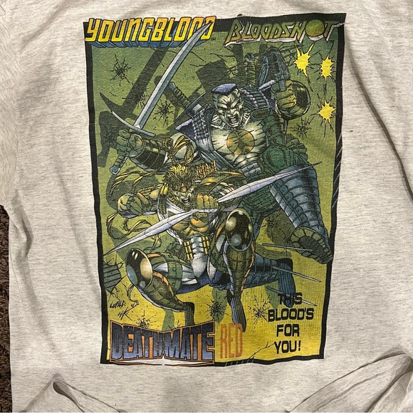 Vintage Deathmate Red tee - Picture 3 of 10